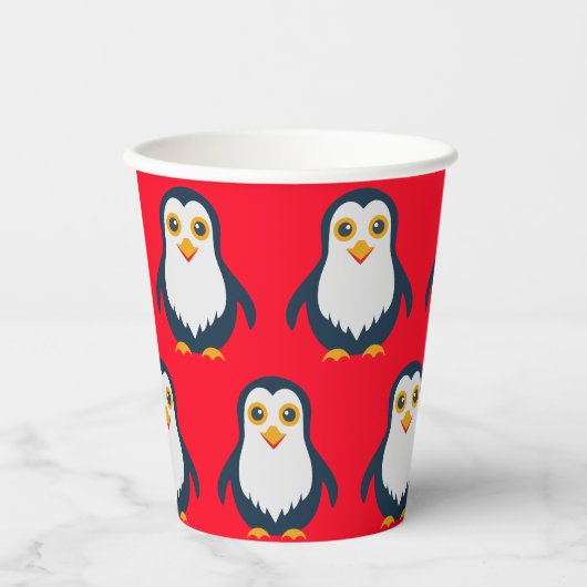 Baby Penguin Pappbecher (Vorderseite)