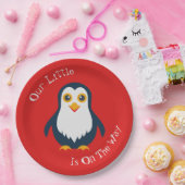 Baby Penguin Pappteller (Party)
