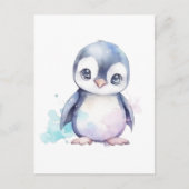 Baby Penguin Postcard Postkarte (Vorderseite)