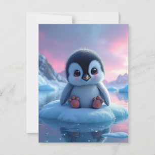 Baby Penguin Postkarte