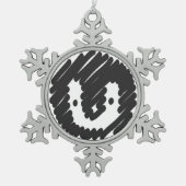 Baby Penguin Snowflake Ornament (Vorderseite)