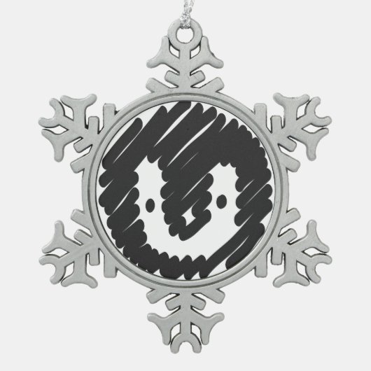 Baby Penguin Snowflake Ornament (Vorderseite)