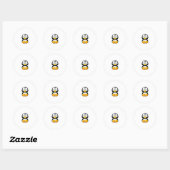 BABY PENGUIN STICKER (Blatt)
