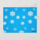 Baby Penguin Winter Baby Dusche Postkarte (Rückseite)