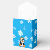 Baby Penguin Winter Snowflakes Party Geschenkschachtel (Geöffnet)