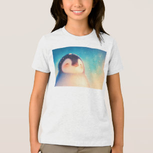Baby Penguin Winter World Tri-Blend Shirt