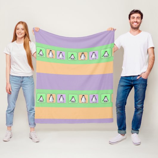 Baby Penguins Fleecedecke (Beispiel)