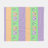 Baby Penguins Fleecedecke (Vorderseite (Horizontal))