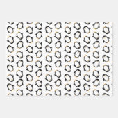 Baby Penguins Geburtstag oder Weihnachten Geschenkpapier Set (Vorderseite 3)
