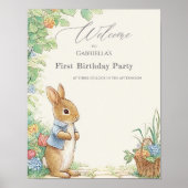 Baby Peter Rabbit Garden Welcome Board Poster (Vorne)