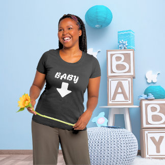 Baby, Pfeil runter Dusche Frauen T - Shirt für Mut