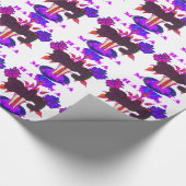 Baby Pflanze Hakuna Matata Geschenke. Geschenkpapier (Ecke)