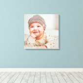 BABY PHOTO CUSTOM LEINWANDDRUCK (Insitu (Holzboden))