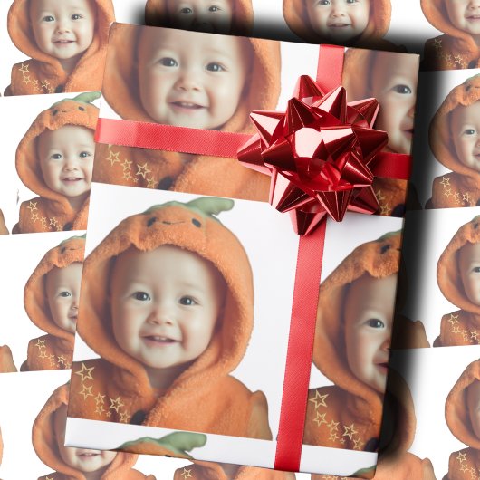 Baby Photo Geschenkpapier