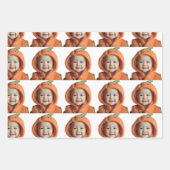 Baby Photo Geschenkpapier Set (Vorderseite)