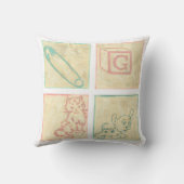 Baby Picture Blocks von Chariklia Zarris Kissen (Rückseite)