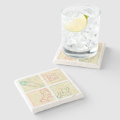 Baby Picture Blocks von Chariklia Zarris Steinuntersetzer (Seitenansicht)