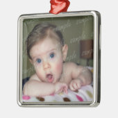 Baby Picture Frame Ornament mit Band (Links)