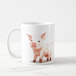 Baby Pig, Baby Ferkel, Baby Farm Animes Kaffeetasse