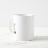 Baby Pig Cartoon Design Coffee Tasse (Vorderseite Links)