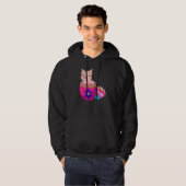 Baby Pig Hatching From Easter Egg Easter Day Hoodie (Vorne ganz)