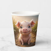 Baby Pig Pappbecher (Vorderseite)
