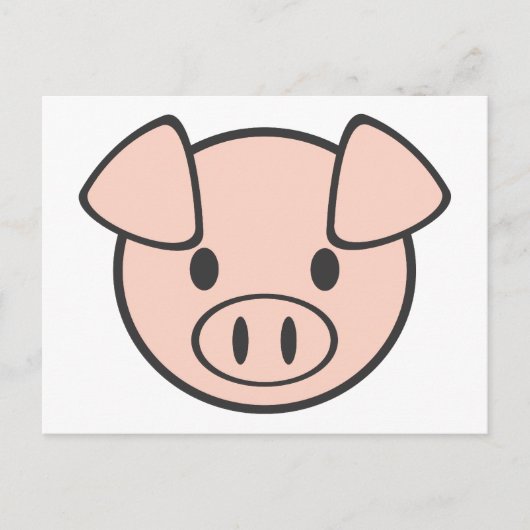 Baby Pig Postkarte (Vorderseite)