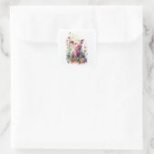 Baby Pig Square Sticker (Tasche)