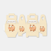 Baby Pig Zeichnend Custom Geschenkschachtel (Ungefaltet)