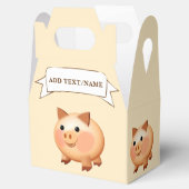 Baby Pig Zeichnend Custom Geschenkschachtel (Geöffnet)