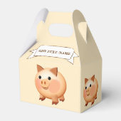 Baby Pig Zeichnend Custom Geschenkschachtel (Vorderseite)