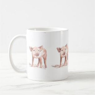 Baby piglet art Animal Water Farm Kaffeetasse