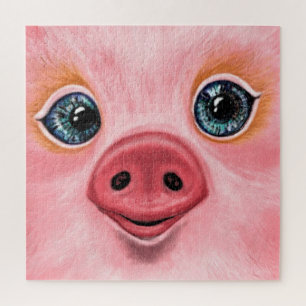Baby Piglet Jigsaw Puzzle - Lächeln