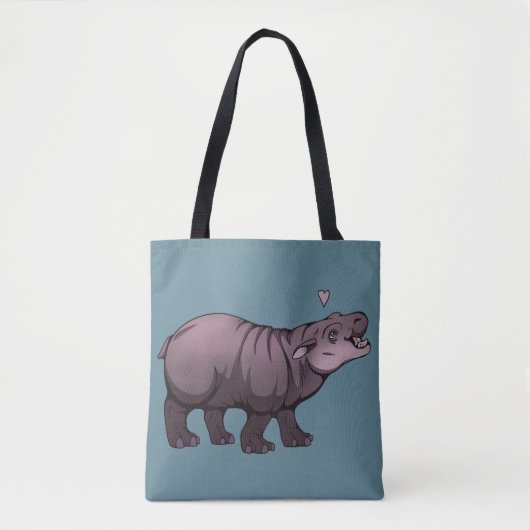 Baby Pigmy Hippo Tasche (Vorderseite)