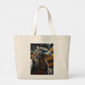 Baby Pikachu in einer magischen Wiese" Jumbo Stoffbeutel (Rückseite)