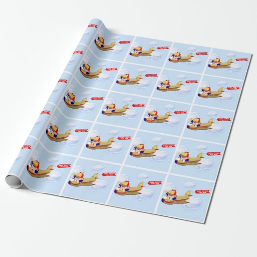 Baby Pilot Geschenkpapier (Ungerollt)
