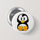 Baby-Pinguin-Knopf Button (Vorne & Hinten)