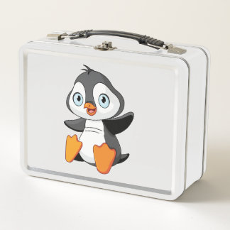 Baby-Pinguin Metall Brotdose