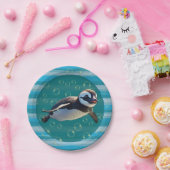 Baby Pinguin Papierplatte Pappteller (Party)