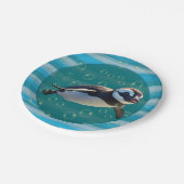 Baby Pinguin Papierplatte Pappteller (Schrägansicht)