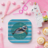 Baby-Pinguin-Platte Papierplatte Pappteller (Party)