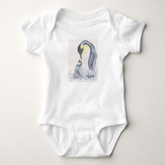Baby-Pinguin-Shirt Baby Strampler