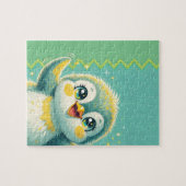 Baby Pinguin winkt Puzzle (Horizontal)