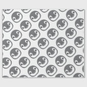 Baby-Pinguingesicht Geschenkpapier (Flach)