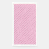 Baby Pink Basketweave Lattice Tone Serviette (Vorderseite)
