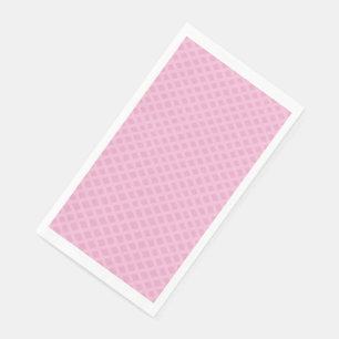 Baby Pink Basketweave Lattice Tone Serviette