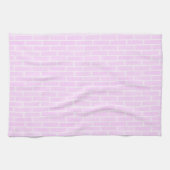 Baby Pink Brick Geschirrtuch (Horizontal)