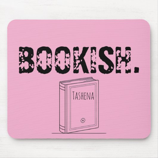 Baby Pink Buch-Mauspad Mousepad (Vorne)