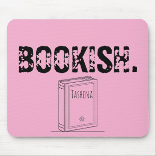 Baby Pink Buch-Mauspad Mousepad