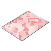 Baby Pink Camouflage; Camouflage Notizblock (Linke Seite)